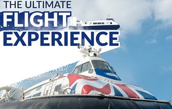 Logo for Hovercraft Experience Flights by Hovertravel
