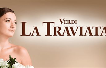 Poster for Verdi: La Traviata at the Kings Theatre in Southsea