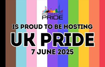 Portsmouth Pride is proud to be hosting UK Pride, 7 June 2025