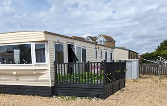 One of the Southsea Caravans from the outside