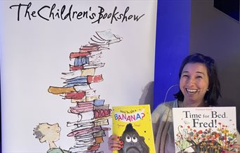 Yasmeen Ismail at an event by The Children's Bookshow
