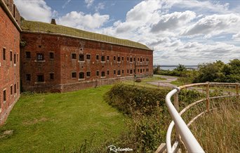 The exterior of Fort Purbrook Activity Centre