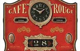 Café Rouge sign.