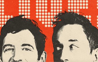 Poster featuring Elis and John for their new tour.