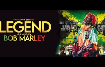 Poster advertising Legend the music of Bob Marley