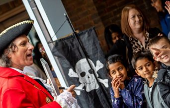 Photograph of Pirate Day activities taking place at Port Solent