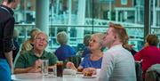 Enjoy a meal with the family at the Waterfront Cafe