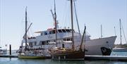 All kinds of boat have moored up at WicorMarine - credit S M Waddington