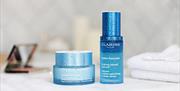 Clarins skincare products