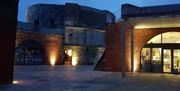 The Round Tower behind one of the Hotwalls Studios and The Canteen. Copyright Vernon Nash.