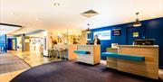 Reception and bar area at Holiday Inn Express Portsmouth