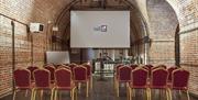 Theatre conference style setup at Explosion Museum of Naval Firepower