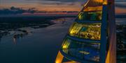 Spinnaker Tower by night