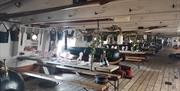 The Mess Deck on board HMS Warrior