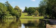 Views out over the lake at Staunton Country Park