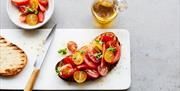 Italian bruschetta with fresh tomatoes from Carluccio's Portsmouth