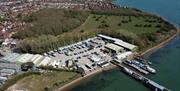 WicorMarine Yacht Haven from the air - credit S M Waddington