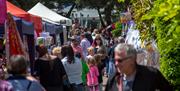 Visitors to Port Solent Waterside Market