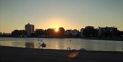 Image of Canoe Lake at Sunset