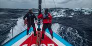 Sailors deal with choppy conditions, copyright Antoine Auriol - Team Malizia - The Ocean Race