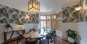 A dining table at Florence Gardens Boutique Hotel and Restaurant
