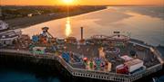 Kidz Island funfair at the end of South Parade Pier