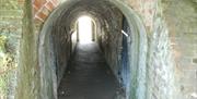 A brick-built tunnel in Old Portsmouth