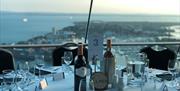 Event table set up at Spinnaker Tower