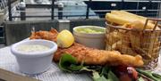 Fish and Chips at Spinnaker Kitchen & Bar