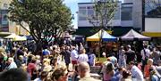 Entertainment on Palmerston Road for the Southsea Food Festival