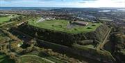 Aerial photograph of Fort Widley