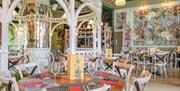 Larger dining tables at Gunwharf Quays Giggling Squid