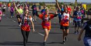 A group of runners enjoying the Great South Run.