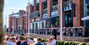 Dining al fresco at Gunwharf Quays