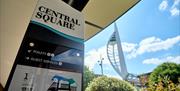 Sign for Central Square