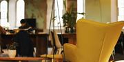A place to relax or get productive at The Host Coworking Space