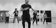 Adult class being put through their paces at Funk Format Street Dance Classes