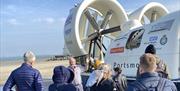 A guided tour around the hovercraft vessels