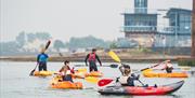 Kayaking at the Andrew Simpson Centre in Portsmouth