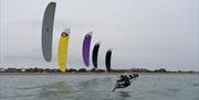 Kite Surfing off Eastney, taken by Vernon Nash