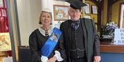 Costumed volunteers at the Groundlings Theatre in Portsmouth