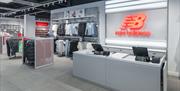 The New Balance till in the Gunwharf Quays outlet store