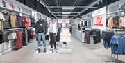 Sportswear on display at New Balance Gunwharf Quays