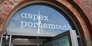 Exterior of Aspex Portsmouth by photographer Daniel Boss