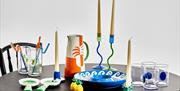 Pineapple-themed dining items from Oliver Bonas
