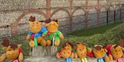 Reindeer toys at Fort Nelson
