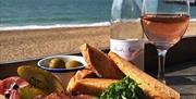 Al fresco dining at Southsea Beach Cafe