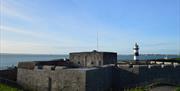 Southsea Castle under a blue sky