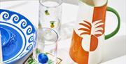 Tableware with a pineapple theme from Oliver Bonas.
