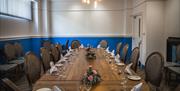 Large table setup at the Royal Maritime Hotel & Club